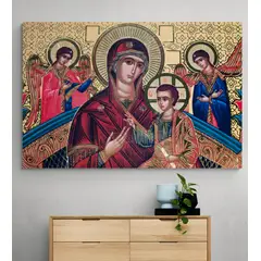 TAYRONA STORE - Cuadro En Lienzo Religioso Virgen Maria 048 120x80cm