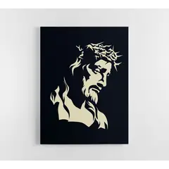 TAYRONA STORE - Cuadro En Lienzo Religioso Jesus Cristo 14 60x80cm