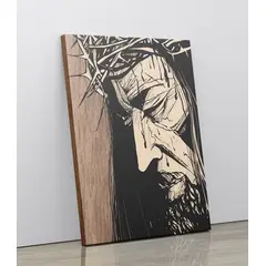 TAYRONA STORE - Cuadro En Lienzo Religioso Jesus Cristo 31 100x135cm