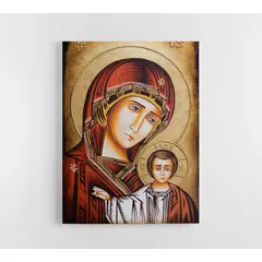 TAYRONA STORE - Cuadro En Lienzo Religioso Virgen Maria 03 60x80cm