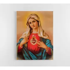 TAYRONA STORE - Cuadro En Lienzo Religioso Virgen Maria 05 120x160cm