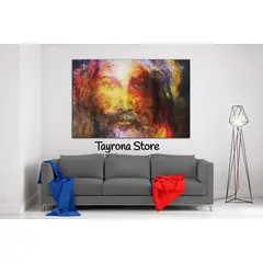 TAYRONA STORE - Cuadro En Lienzo Religioso Jesús Cristo 07 100x70cm
