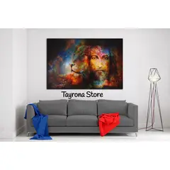 TAYRONA STORE - Cuadro En Lienzo Religioso Jesús Cristo 08 150x100cm