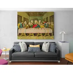 TAYRONA STORE - Cuadro En Lienzo Religioso Ultima Cena 159 80x60cm