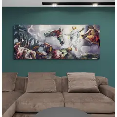 TAYRONA STORE - Cuadro En Lienzo Religioso Jesus Cristo 040 125x50cm