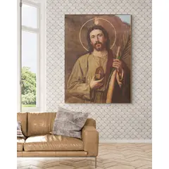 TAYRONA STORE - Cuadro En Lienzo Religioso San Jose 008 120x160cm