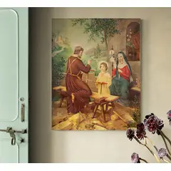TAYRONA STORE - Cuadro En Lienzo Religioso Sagrada Familia 008 80x100cm