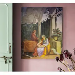 TAYRONA STORE - Cuadro En Lienzo Religioso Sagrada Familia 016 40x50cm