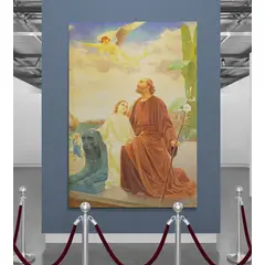 TAYRONA STORE - Cuadro En Lienzo Religioso San Jose 005 80x120cm