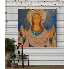 TAYRONA STORE - Cuadro En Lienzo Religioso Virgen Maria 073 120x120cm