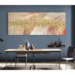 TAYRONA STORE - Cuadro En Lienzo Para Comedor Diseño Minimalista 500 100x40cm