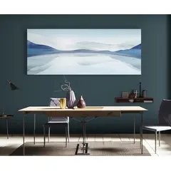 TAYRONA STORE - Cuadro En Lienzo Para Comedor Montañas Minimalistas 001 150x60cm