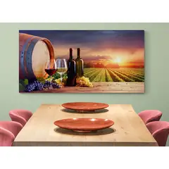 TAYRONA STORE - Cuadro En Lienzo Para Comedor Bodegon 225 90x40cm