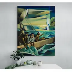 TAYRONA STORE - Cuadro En Lienzo Religioso Jesus Cristo 095 120x160cm