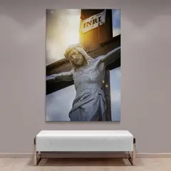 TAYRONA STORE - Cuadro En Lienzo Religioso Jesus Cristo 057 70x100cm