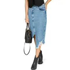 RUTTA - Falda Larga Mujer Azul 4479