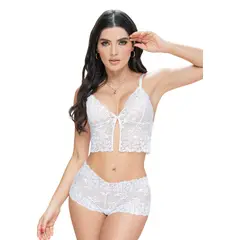 FORMAS INTIMAS - Pijama Mujer Blanco FI 101912
