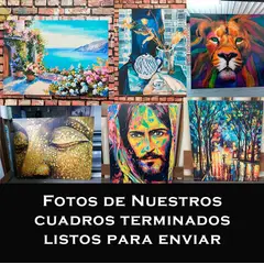 TAYRONA STORE - Cuadro En Lienzo Para La Sala Pinturas Flores Vintage 36 50x35cm