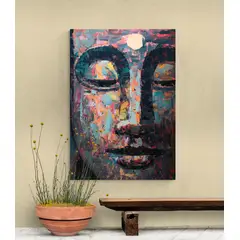 TAYRONA STORE - Cuadro En Lienzo Para La Sala Budda 085 60x80cm