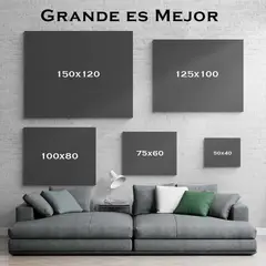 TAYRONA STORE - Cuadro En Lienzo Para La Sala El Guason 04 125x100cm