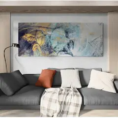 TAYRONA STORE - Cuadro En Lienzo Para La Sala Abstracto 400 100x40cm