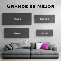 TAYRONA STORE - Cuadro En Lienzo Para La Sala Diseño Minimalista 521 150x60cm
