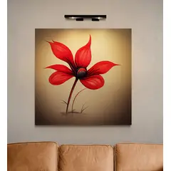 TAYRONA STORE - Cuadro En Lienzo Para La Sala Flores 461 100x100cm