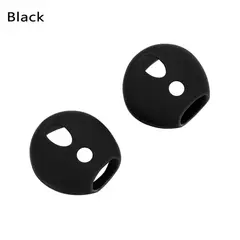 GENERICO - Almohadillas cubierta ultrafina para AirPods de Apple Negro