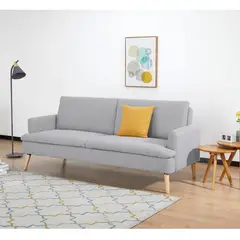 GENERICO - Sofá Beds Reclinable y moderno de 2 Plazas Plegable