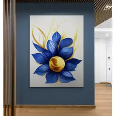 TAYRONA STORE - Cuadro En Lienzo Para La Sala Flores 467 120x160cm