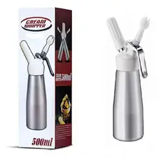 GENERICO - Chantillera Dispensador Crema Chantilly Acero Inoxidable 500ml
