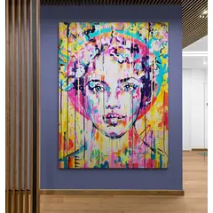 TAYRONA STORE - Cuadro En Lienzo Para La Sala Frida Kahlo 024 60x80cm