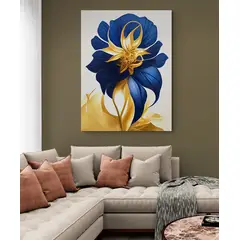 TAYRONA STORE - Cuadro En Lienzo Para La Sala Flores 470 30x40cm