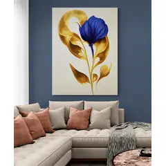 TAYRONA STORE - Cuadro En Lienzo Para La Sala Flores 469 100x135cm