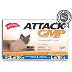 HOLLIDAY - ATTACK GATOS Control Pulgas Garrapatas 05 ML