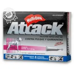 HOLLIDAY - ATTACK PERRO 15 A 35KG 35ML