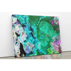 TAYRONA STORE - Cuadro En Lienzo Para La Sala Abstracto 137 125x100cm