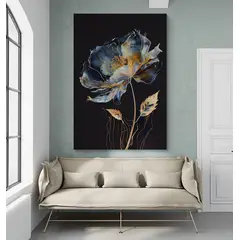 TAYRONA STORE - Cuadro En Lienzo Para La Sala Flores 511 35x50cm