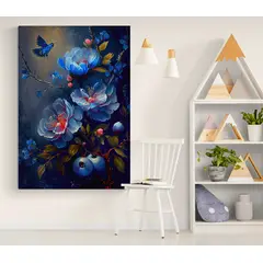 TAYRONA STORE - Cuadro En Lienzo Para La Sala Flores 508 50x70cm