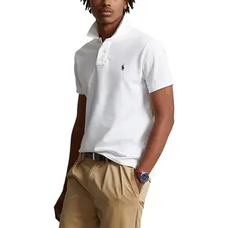 POLO RALPH LAUREN - Camiseta Polo Hombre Manga Corta Custom Slim Fit
