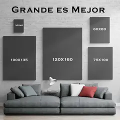 TAYRONA STORE - Cuadro En Lienzo Para La Sala Diseño Minimalista 360 75x100cm
