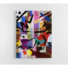 TAYRONA STORE - Cuadro En Lienzo Para La Sala Abstracto 096 75x100cm