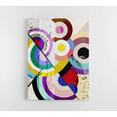 TAYRONA STORE - Cuadro En Lienzo Para La Sala Abstracto 098 60x80cm