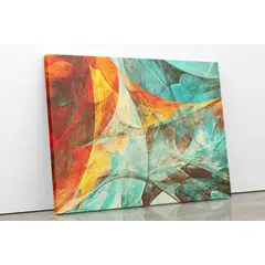 TAYRONA STORE - Cuadro En Lienzo Para La Sala Abstracto 184 50x40cm