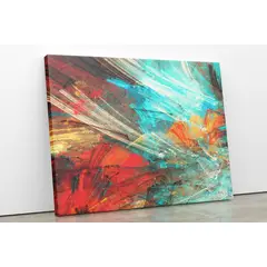 TAYRONA STORE - Cuadro En Lienzo Para La Sala Abstracto 196 50x40cm