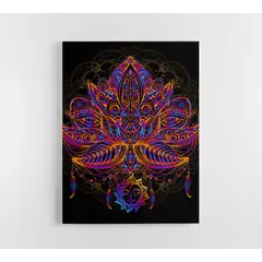 TAYRONA STORE - Cuadro En Lienzo Para La Sala Flor De Loto 120x160cm