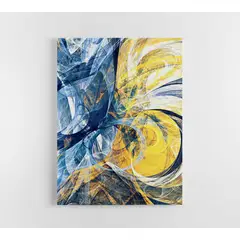 TAYRONA STORE - Cuadro En Lienzo Para La Sala Abstracto 252 60x80cm