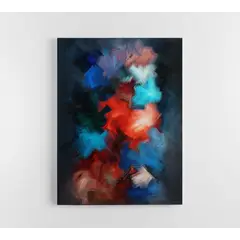 TAYRONA STORE - Cuadro En Lienzo Para La Sala Abstracto 303 100x135cm