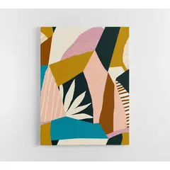 TAYRONA STORE - Cuadro En Lienzo Para La Sala Abstracto 347 100x135cm