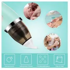 GENERICO - Aspirador Nasal Limpiador Eléctrico De Nariz Para Bebés USB